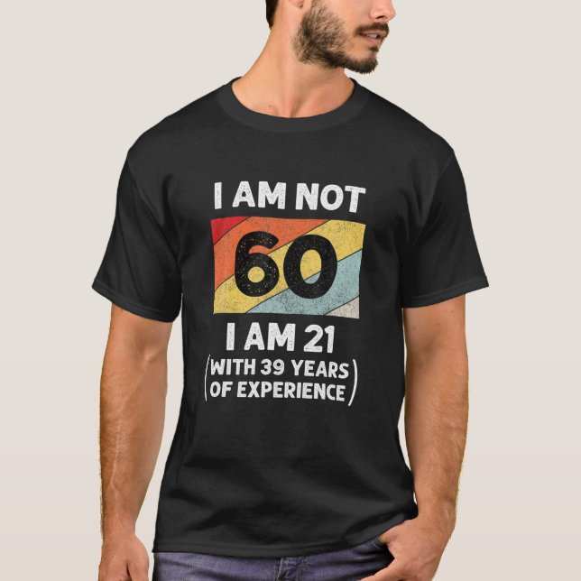 Camiseta 60º Aniversário S | 60 Anos (Frente)