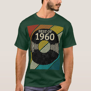 Camiseta 60º aniversário Vintage 1960 Vinyl Record DJ Gif