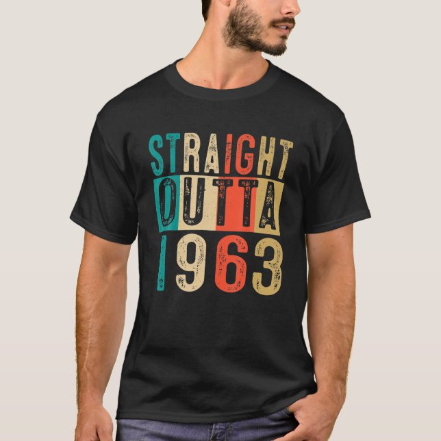 Camiseta 60º Hetero De Presente De Aniversário Até 1963 60  (Frente)
