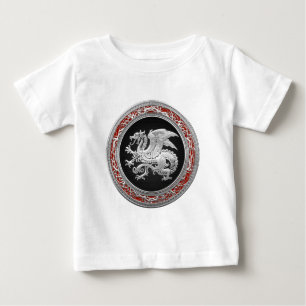 Camiseta [600] Dragão islandês, Landvættir [prata]