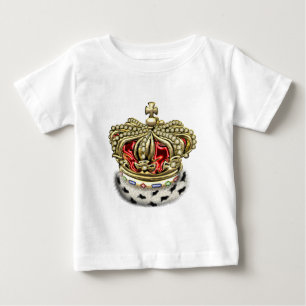 Camiseta [600] Príncipe [Rei] Coroa Real [Pele+Dourada][Ver