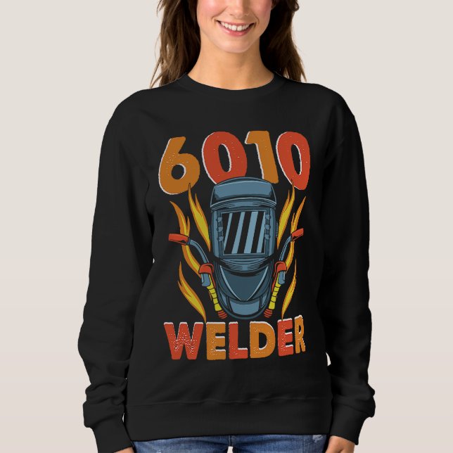 Camiseta 6010 Welder Weld Worker Welder Welding (Frente)