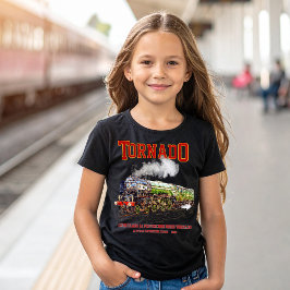 Camiseta 60163 Tornado Locomotiva a Vapor Vintage 