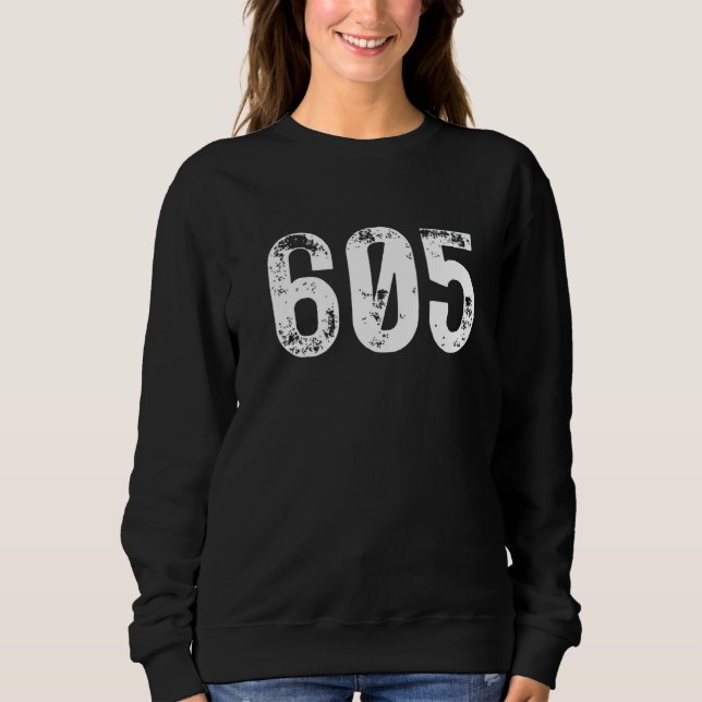 Camiseta 605 Area Code South Dakota Mobile Telephone Area C (Frente)