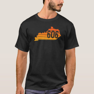 Camiseta 606 Mapa do Kentucky Morehead Pikeville Middlesbor