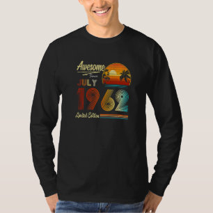 Camiseta 60. º aniversário 60 anos é incrível desde 19 de j