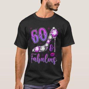 Camiseta 60.º Aniversário Dotado Para Mulheres 60 E