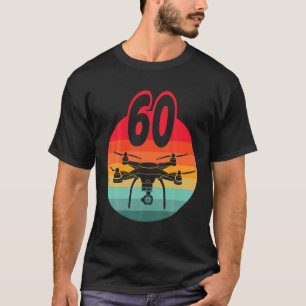 Camiseta 60.º Aniversário I - Drones De Controle Remoto Com