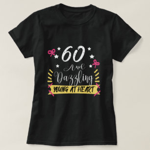 Camiseta 60 Aniversário Deslumbrante