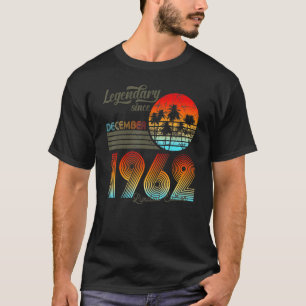Camiseta 60. Aniversário Legendário Desde Dezembro De 1962