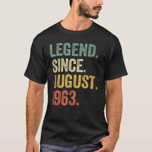 Camiseta 60 anos, 60 anos, Aniversário, Legenda de Homens d