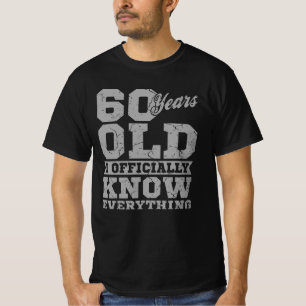 Camiseta 60 ANOS, 60 anos, Pai de Presente de Aniversário 