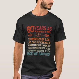 Camiseta 60 Anos Como Marido Aniversário de 60 anos Para