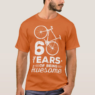 Camiseta 60 Anos De Bicicleta Incrível