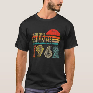 Camiseta 60 Anos De Idade, Retrô Birthday Oferece Legenda