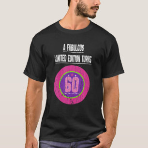 Camiseta 60 Anos, Retro Bday 1961, Fabuloso Vintage Bi