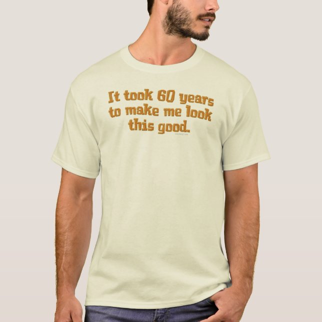 Camiseta 60 anos velho (Frente)