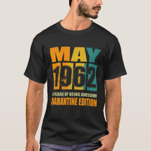 Camiseta 60 De Maio, Aniversário, Retro Limited Edition 196