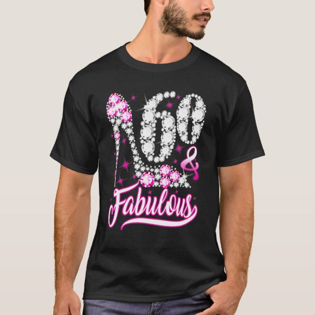 Camiseta 60 e Fabuloso 60. º aniversário Engraçado Diamante (Frente)
