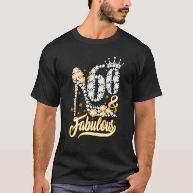 Camiseta 60 e Fabuloso Diamante C de 60 Anos de 60 Anos de  (Frente)
