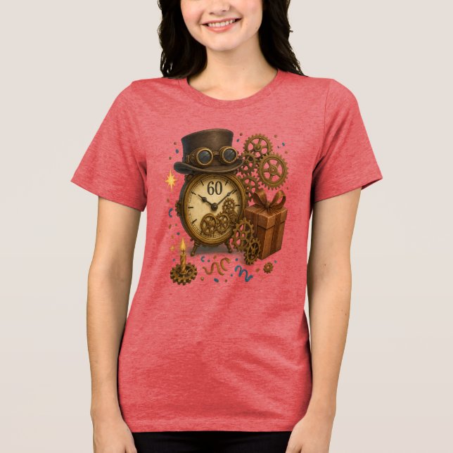 Camiseta 60 & Eterno - Celebração Steampunk (Frente)