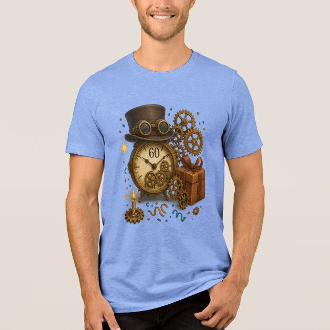 Camiseta 60 & Eterno - Celebração Steampunk (Frente)