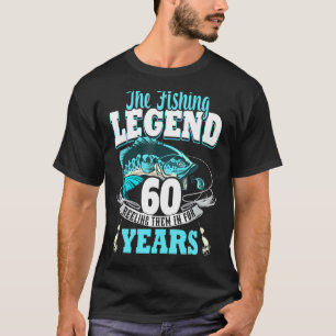 Camiseta 60.o aniversário da pesca 60 anos 1963 3