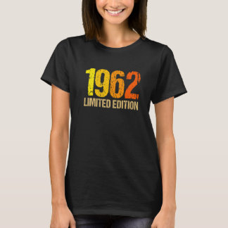 Camiseta 60.o aniversário Damas Mens 60 Anos 1962 25