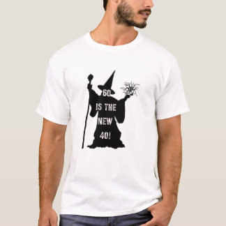 Camiseta 60 são os novos 40!
