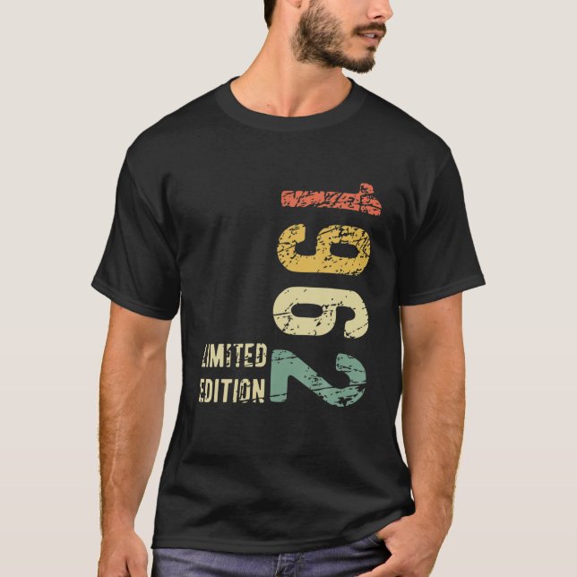 Camiseta 60 Years Old Gifts 1962 Limited Edition Retro 60Th (Frente)