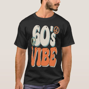 Camiseta 60s Vibe 60s Costume Peace Groovy Hippie 60's Them