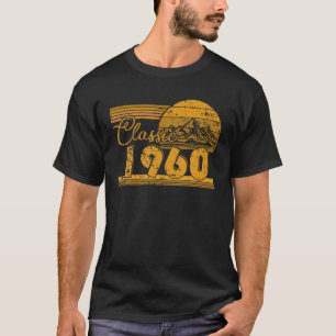 Camiseta 60Th Birthday Classic 1960 60 Year Awesome Since 1