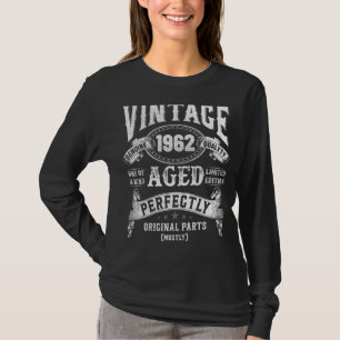 Camiseta 61.º aniversário para homens do sexo feminino 1962