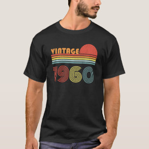 Camiseta 61 Anos De Idade Dia De Nascimento Vintage Retro S