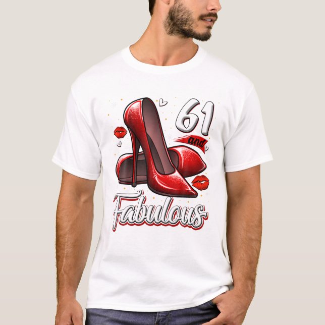 Camiseta 61 Saltos de Saltos Altas Fabulosas (Frente)