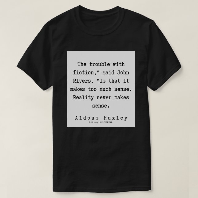 Camiseta 61 Votos Aldous Huxley 190714 (Frente do Design)