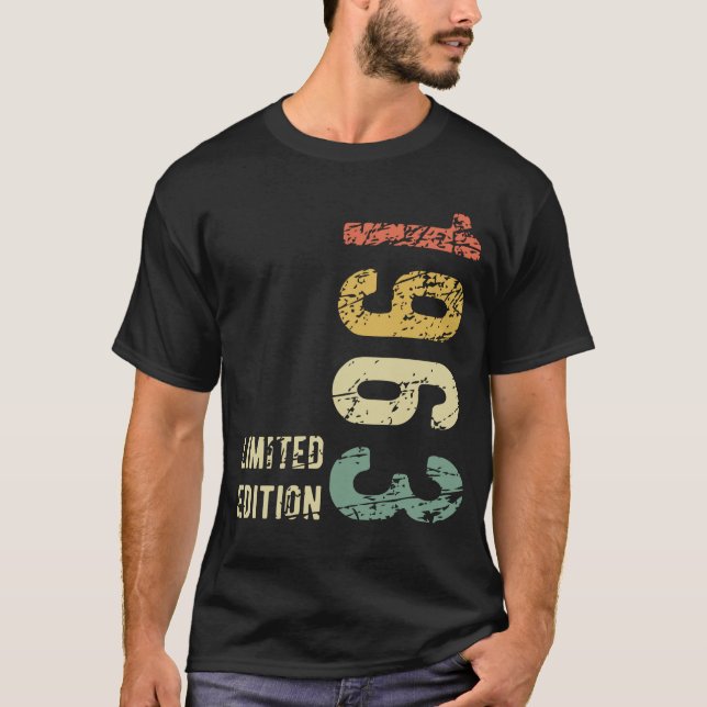 Camiseta 61ruas Aniversário Presente 1963 Edição Limitada D (Frente)