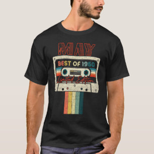 Camiseta 62º Aniversário Melhor De 1960 Cassette Tape