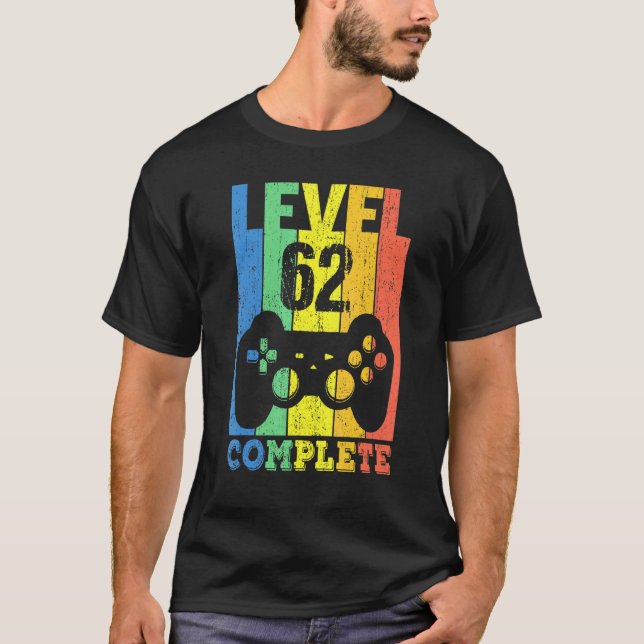 Camiseta 62º aniversário Mulheres Nível 62 Anos 1960 (Frente)