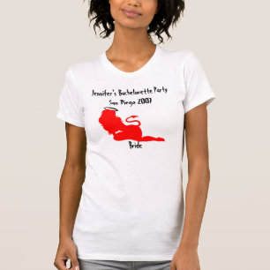 Camiseta 62379, Devil/Angel Naughty/Nice Festa de solteira