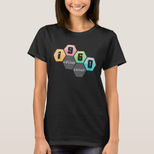 Camiseta 62.º aniversário Senhoras Deputadas 62 Anos 1960 7