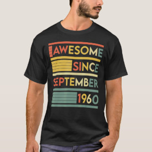 Camiseta 62 Anos De Idade 62º Aniversário Incrível Desde Se