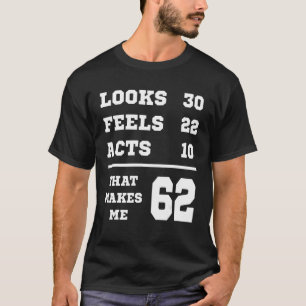 Camiseta 62 Aparência Sente Atos
