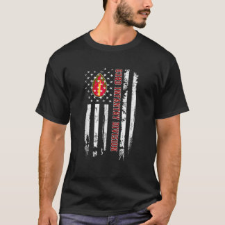Camiseta 63ª Divisão de Infantaria Veteran USA Flag Veteran