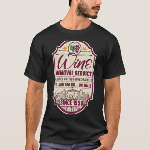 Camiseta 63.º Aniversário Eu Rotulo O Decanter Do Vinho I R