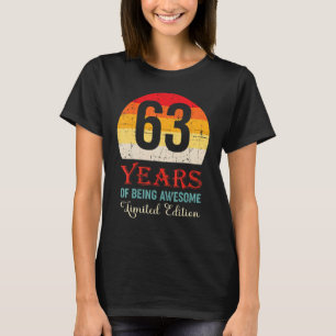 Camiseta 63 Anos De Espetacular 63º Aniversário