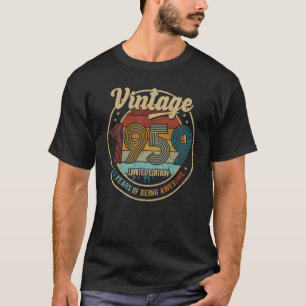 Camiseta 63 anos Vintage 1959 63º aniversário 1
