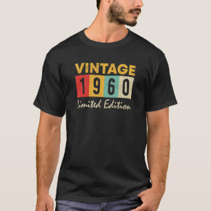 Camiseta 63 anos Vintage 1960 63º aniversário