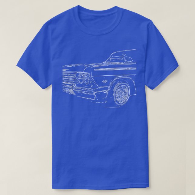 Camiseta 63 Impala Lowrider (Frente do Design)