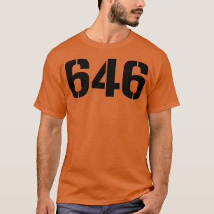Camiseta 646 Texto Preto